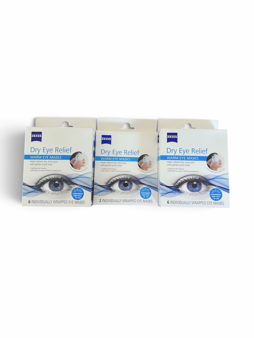 14 total Zeiss Eye Relaxing Warm Eye Mask for Dry Tired Eyes and Relaxation